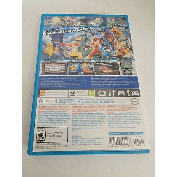 Nintendo Wii U Pokken Tournament w/ Shadow Mewtwo Amiibo Card Game CD - Picture 3 of 3